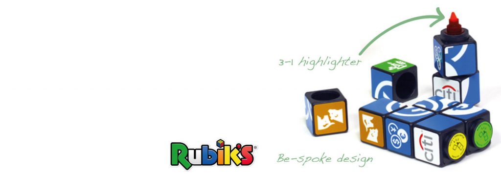 Rubiks Highlighter Pens