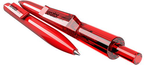 pens printed with logo